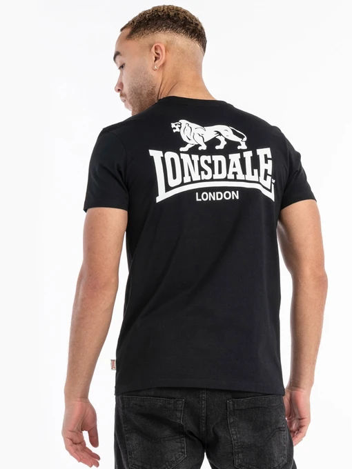Бавовняна Чоловіча Футболка Lonsdale Whiteness фото 2