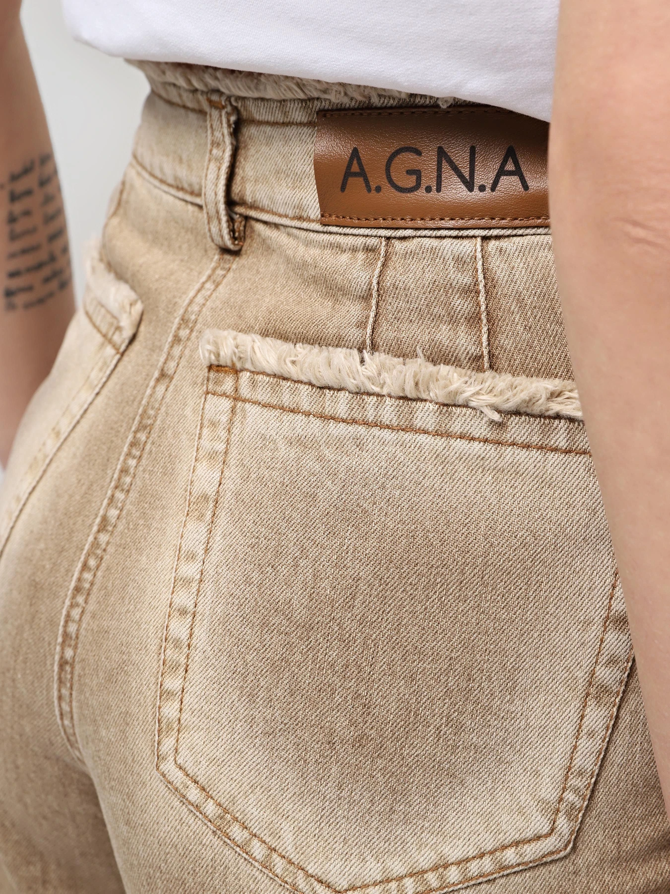 Шорти A.G.N.A модель AG-2024-BEIGE Фото
