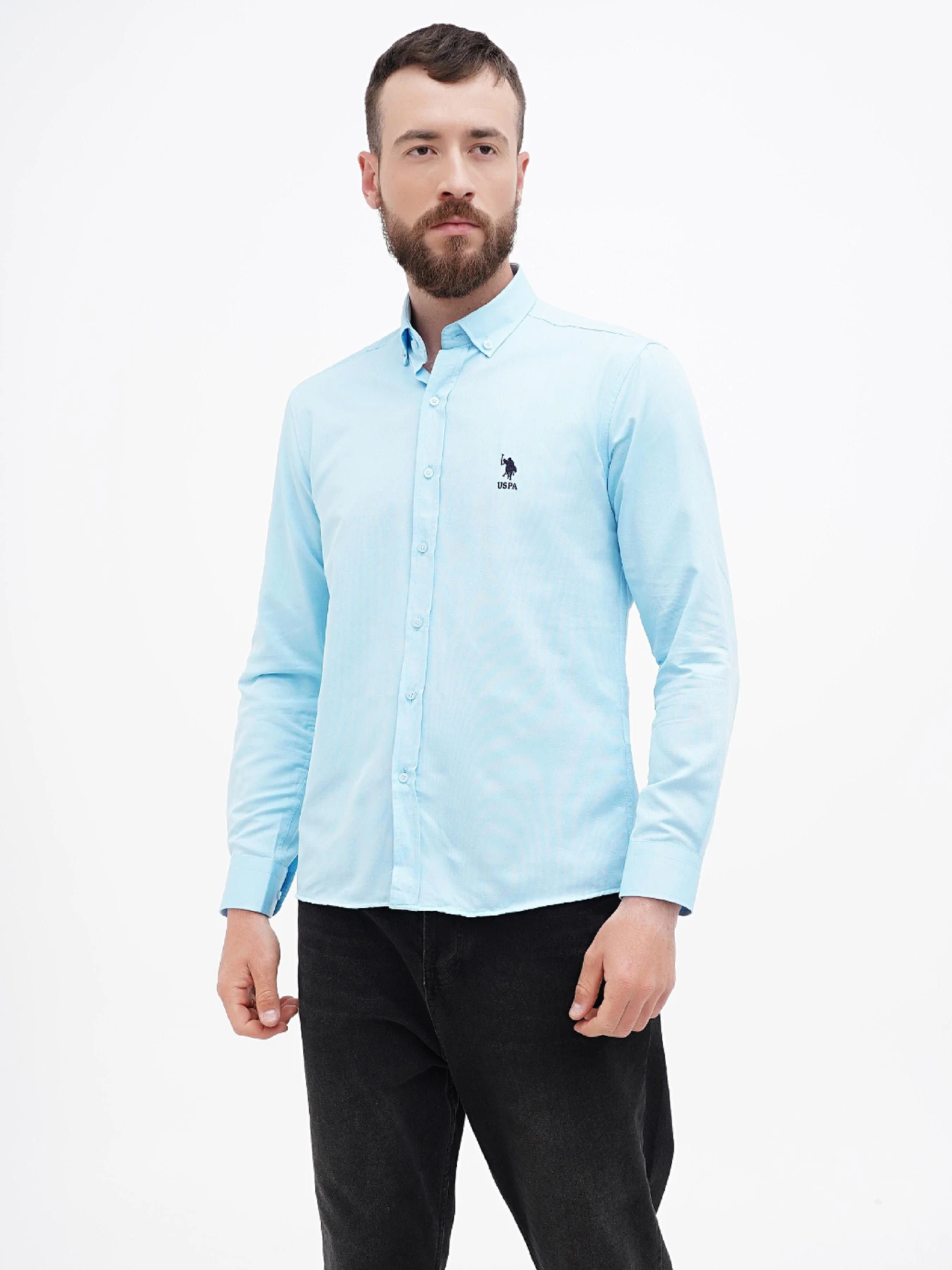 Рубашки US Polo модель USPA.1270000-1.VR090 Фото