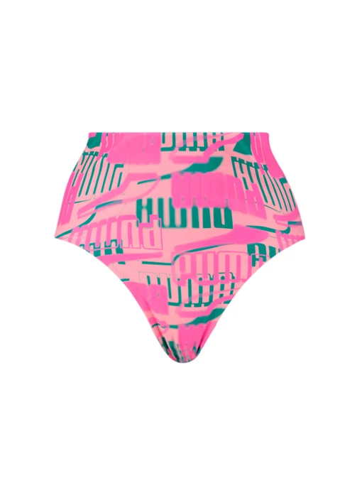 Одежда для пляжа PUMA Swim Women Printed High модель 938345 Фото