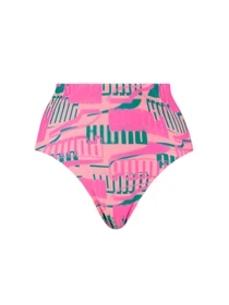 Одежда для пляжа PUMA Swim Women Printed High модель 938345 Фото