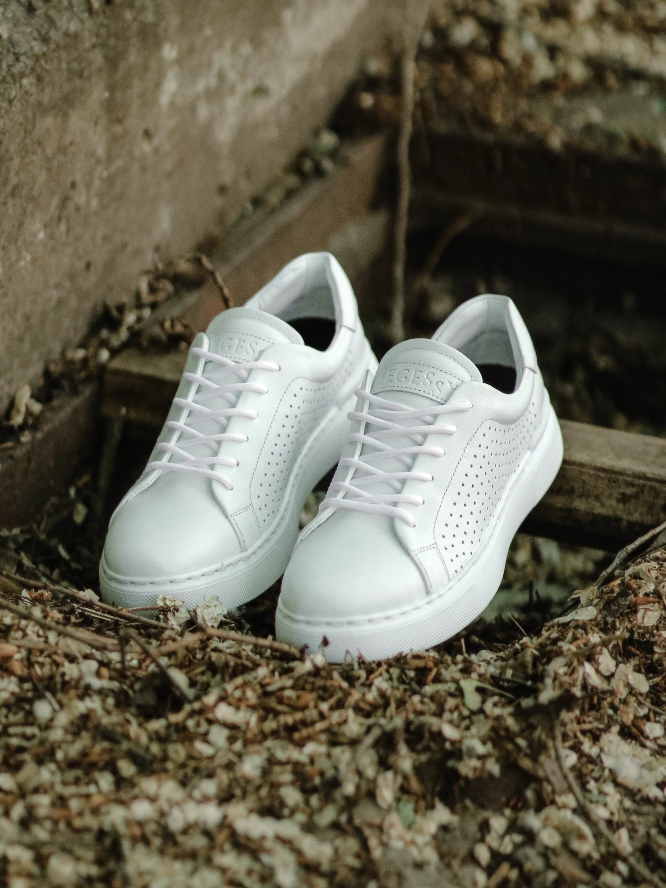 Кеди Legessy модель VINIL_WHITE_PERF Фото
