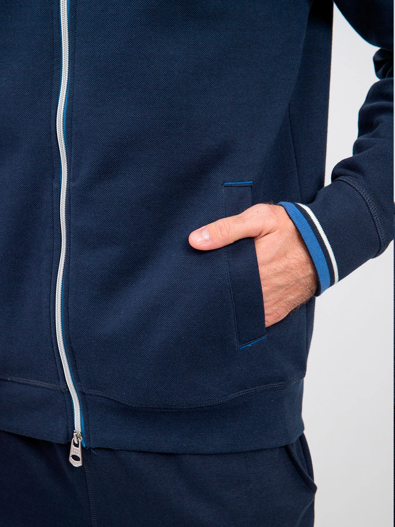Худи и свитшоты Fred Mello модель FM24S08FZ_BLUE Фото