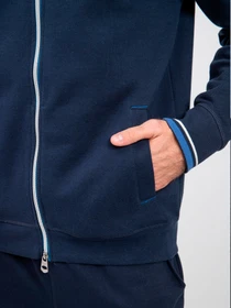 Худи и свитшоты Fred Mello модель FM24S08FZ_BLUE Фото