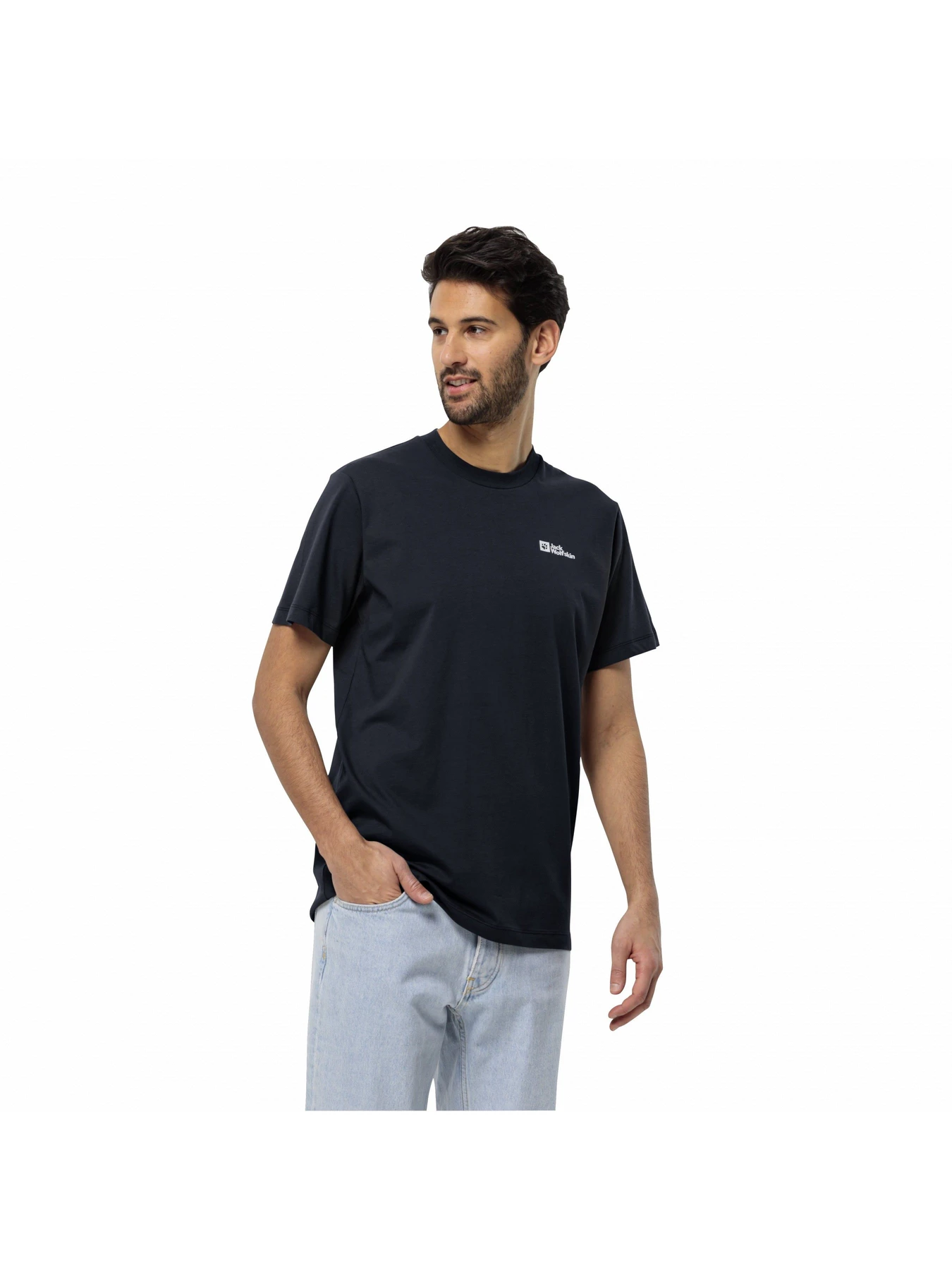 Футболки и поло Jack Wolfskin Essential t m модель 1808382_1010 Фото