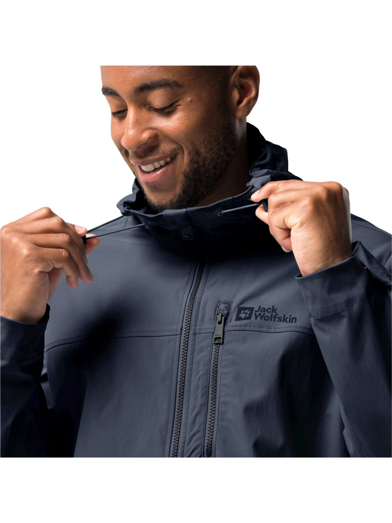 Куртки и дубленки Jack Wolfskin Desert wind jacket m модель 1306412_1010 Фото