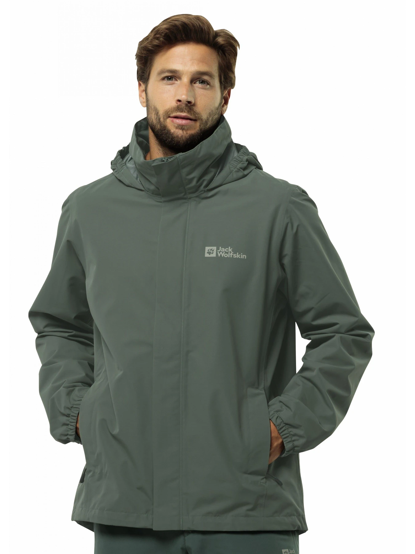 Куртки и дубленки Jack Wolfskin Stormy point 2l jkt m модель 1111142_4311 Фото