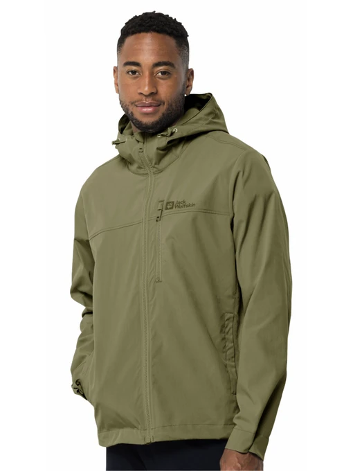Куртки и дубленки Jack Wolfskin Desert wind jacket m модель 1306412_4511 Фото