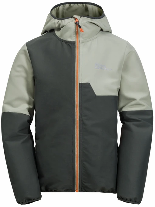 Куртки та дублянки Jack Wolfskin Turbulence hooded jkt k модель 1610661_4136 Фото