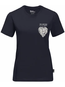 Футболки и поло Jack Wolfskin Discover heart t w модель 1809701_1010 Фото