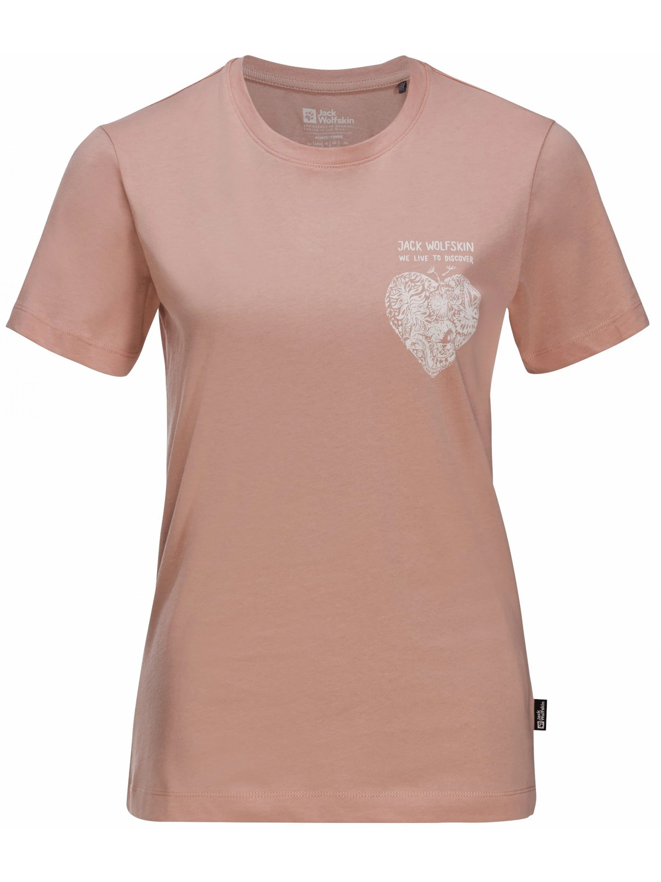 Футболки и поло Jack Wolfskin Discover heart t w модель 1809701_2919 Футболки и поло Jack Wolfskin Discover heart t w модель 1809701_2919 Фото
