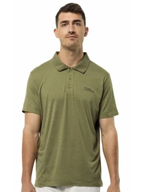 Футболки и поло Jack Wolfskin Travel polo m модель 1809721_4511 Фото