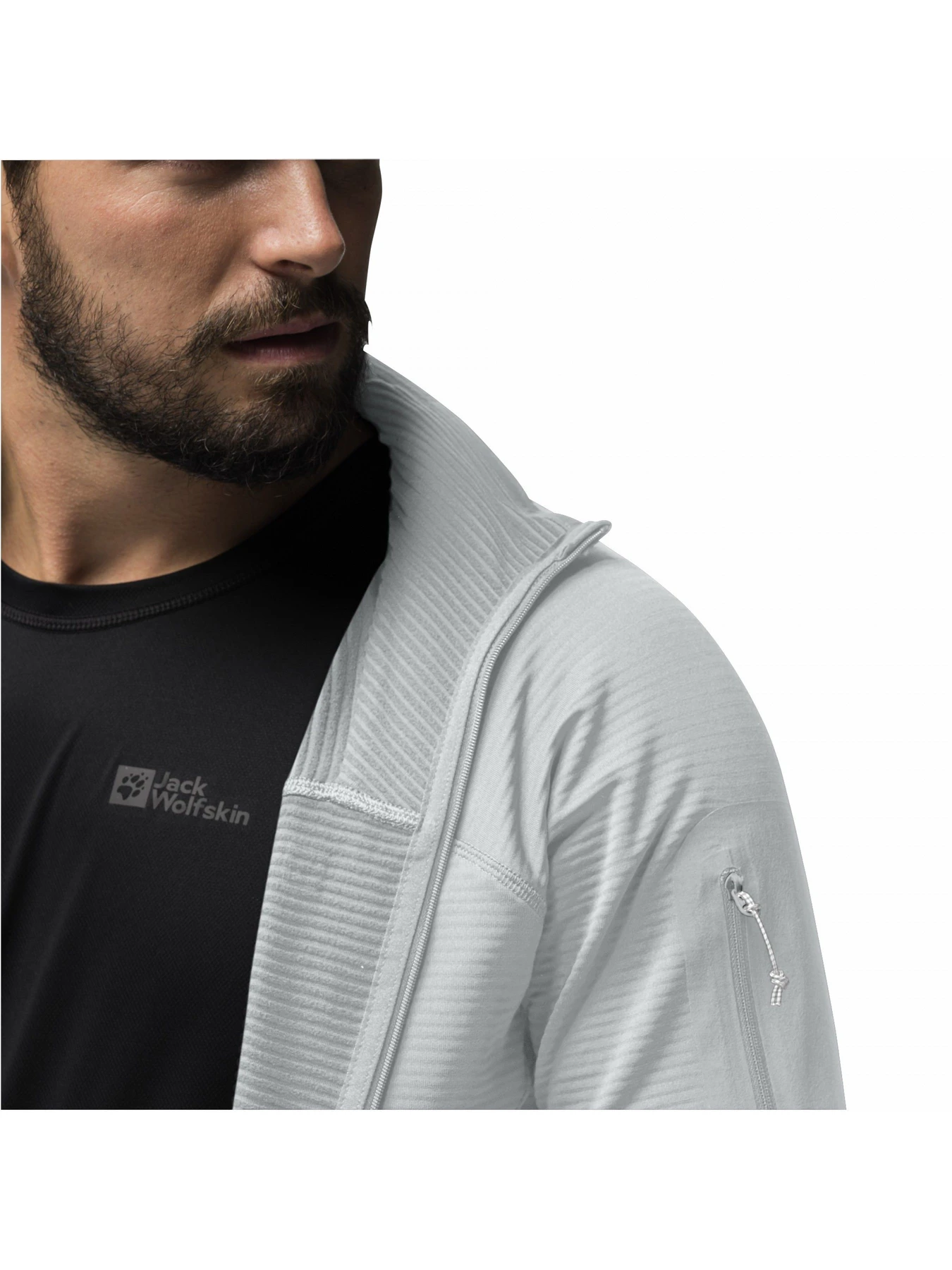 Худи и свитшоты Jack Wolfskin Prelight fz m модель 1711001_6709 Фото