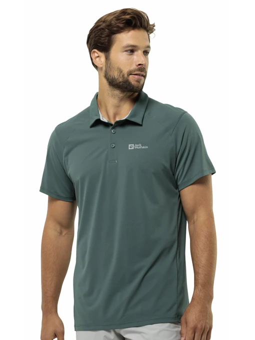 Футболки и поло Jack Wolfskin Prelight trail polo m модель 1810121_4156 Фото
