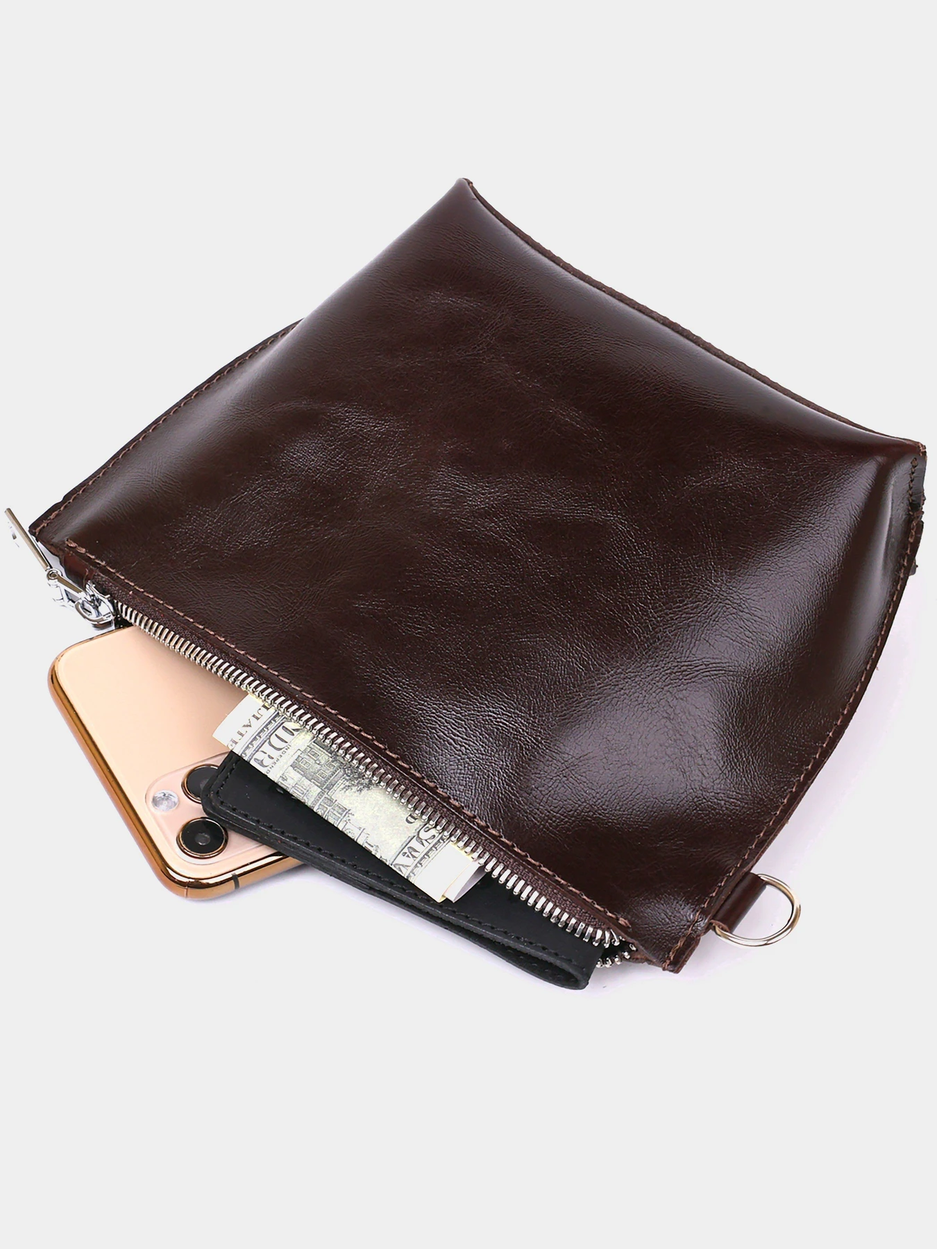 Косметичка-органайзер Коричневий Shvigel модель bag24_16414 Косметичка-органайзер Коричневий Shvigel модель bag24_16414 Фото