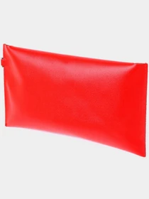 Жіноча шкіряна тревел-косметичка Shvigel Червоний Shvigel модель bag24_16421 Фото