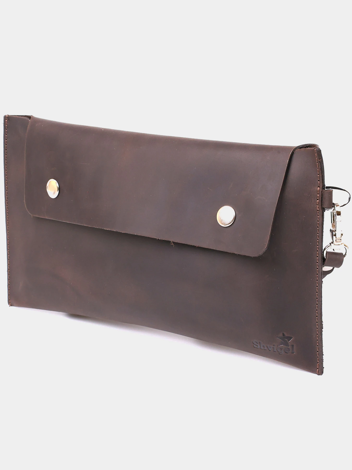 Шкіряна вінтажна тревел-косметичка Shvigel Коричневий Shvigel модель bag24_16428 Шкіряна вінтажна тревел-косметичка Shvigel Коричневий Shvigel модель bag24_16428 Фото