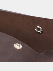 Шкіряна вінтажна тревел-косметичка Shvigel Коричневий Shvigel модель bag24_16428 Фото