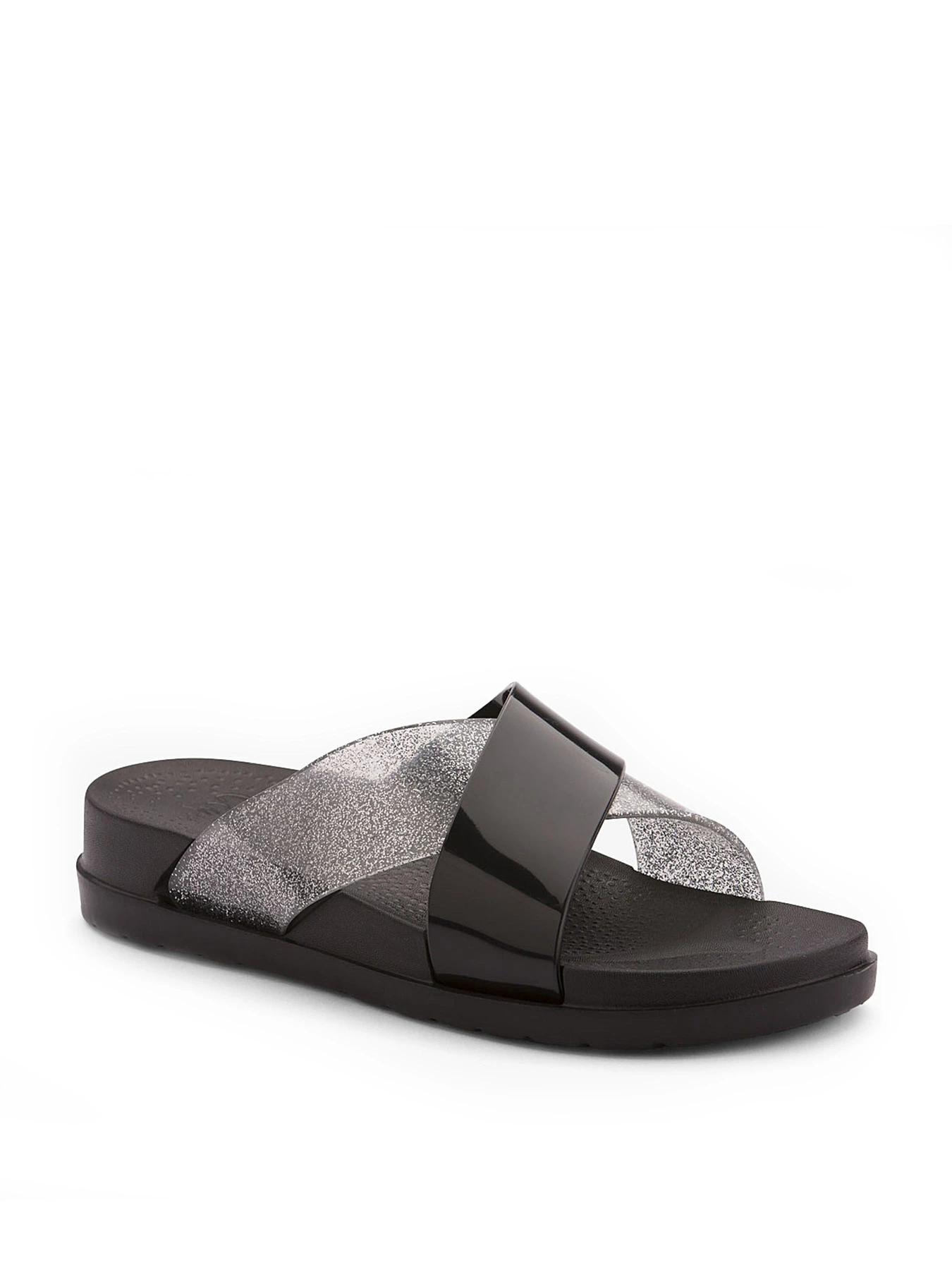 Шльопанці COQUI модель 1342Black_Silver_glitter Шльопанці COQUI модель 1342Black_Silver_glitter Фото