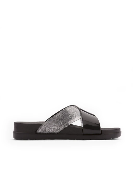 Шльопанці COQUI модель 1342Black_Silver_glitter Фото
