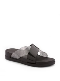 Шльопанці COQUI модель 1342Black_Silver_glitter Фото