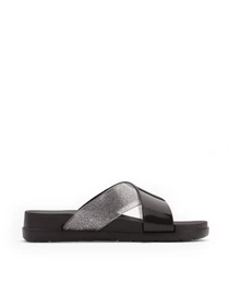 Шльопанці COQUI модель 1342Black_Silver_glitter Фото