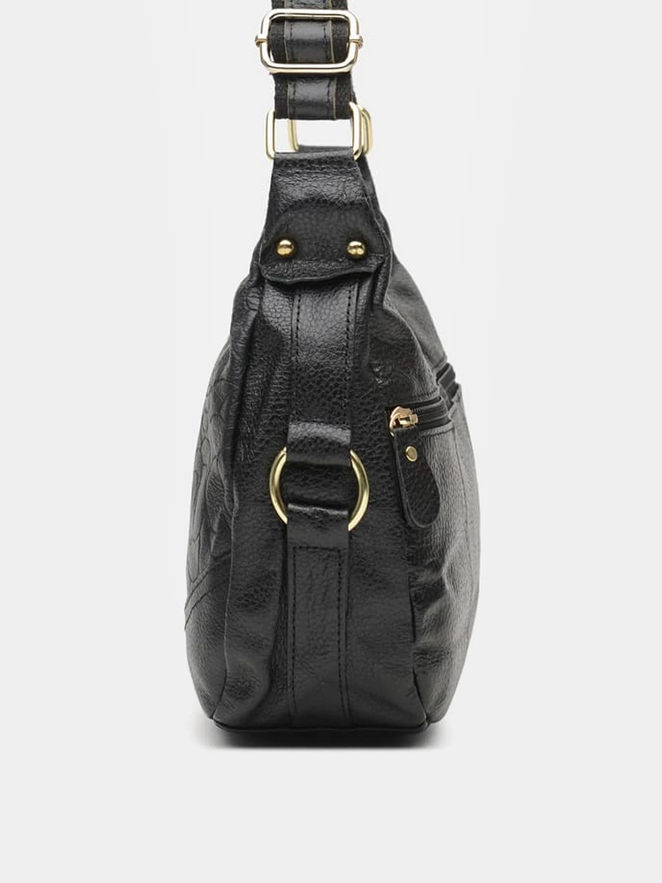 Сумки Borsa Leather модель K1301-black Фото