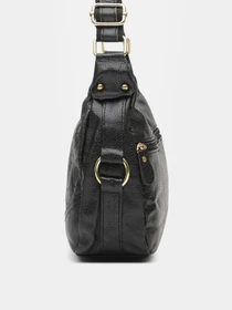 Сумки Borsa Leather модель K1301-black Фото