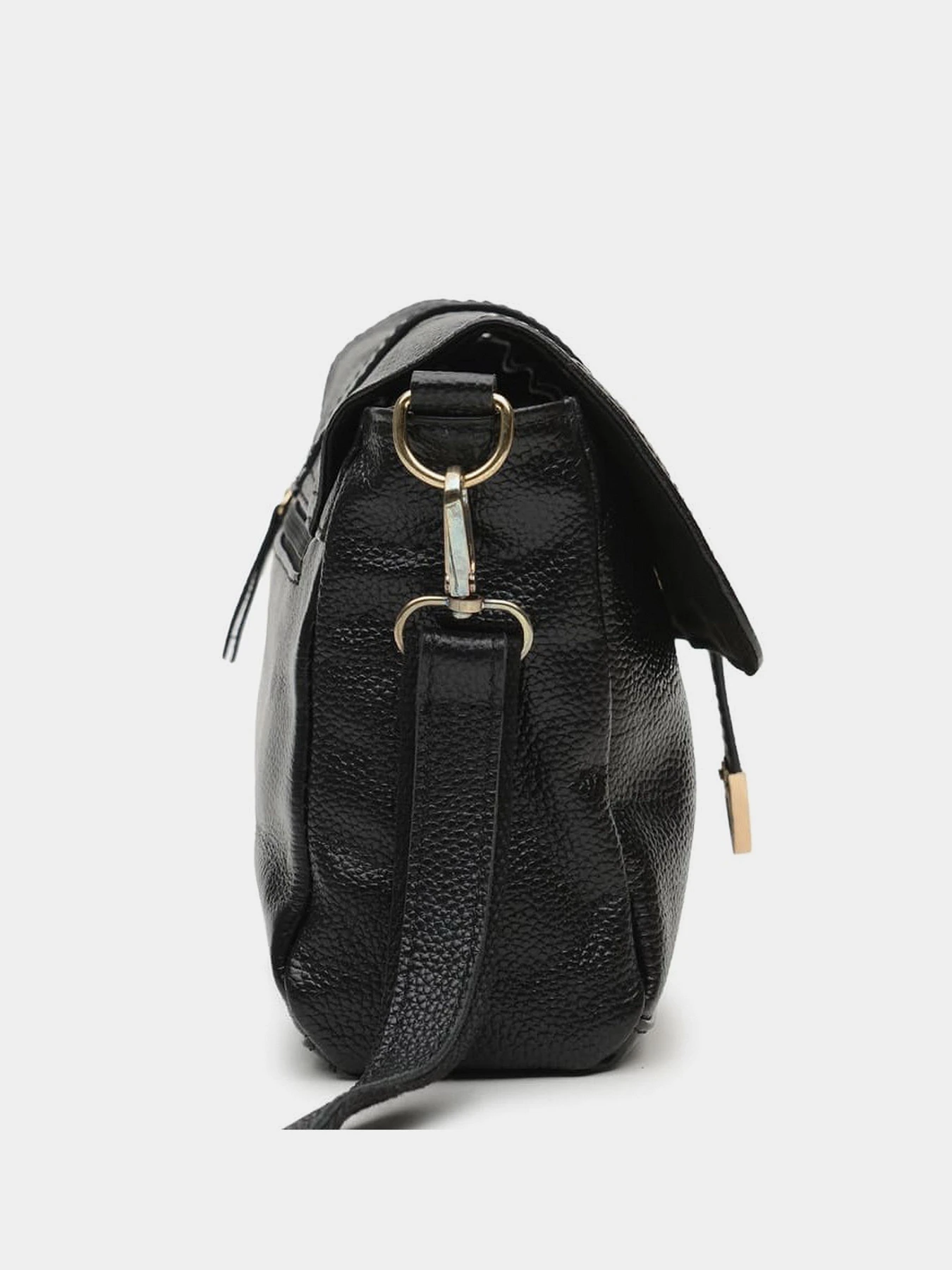 Сумки Borsa Leather модель K10306-black Фото