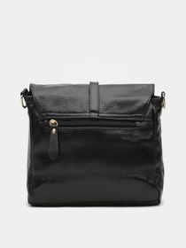 Сумки Borsa Leather модель K10306-black Фото