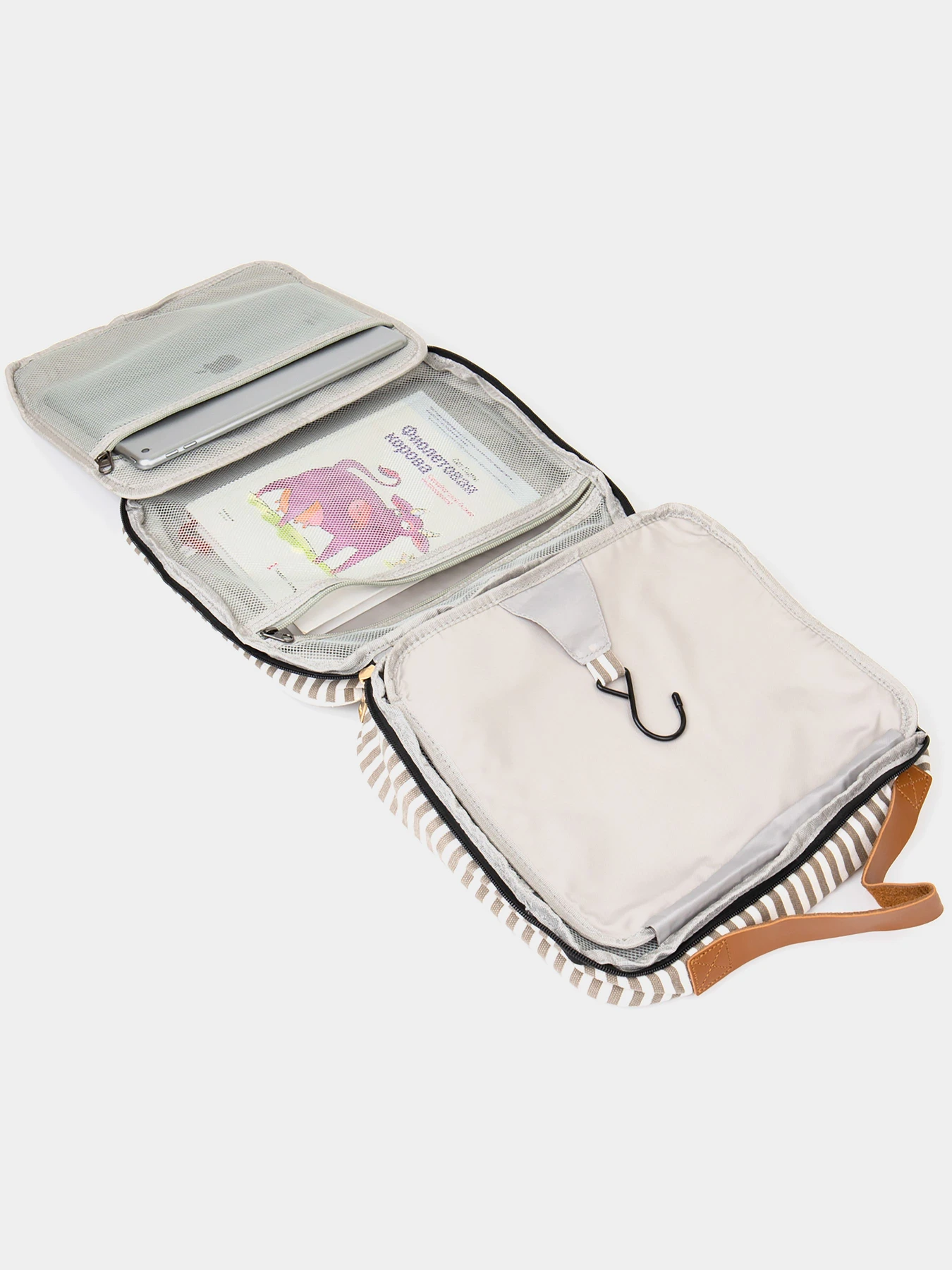 Сумка органайзер для путешествий текстильная Vintage Белая Vintage модель bag24_20650 Фото