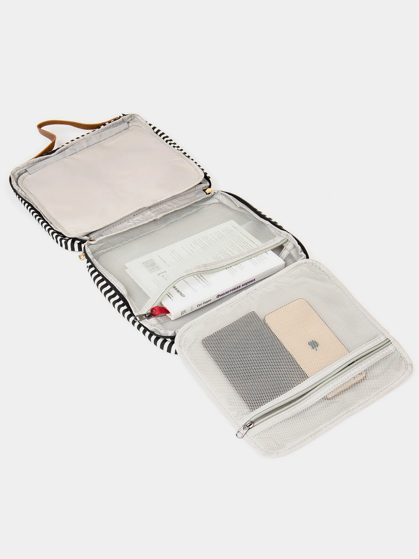 Сумка органайзер для путешествий текстильная Vintage Белая Vintage модель bag24_20652 Фото