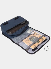 Текстильная сумка-органайзер в путешествие Vintage Темно-синяя Vintage модель bag24_20656 Фото