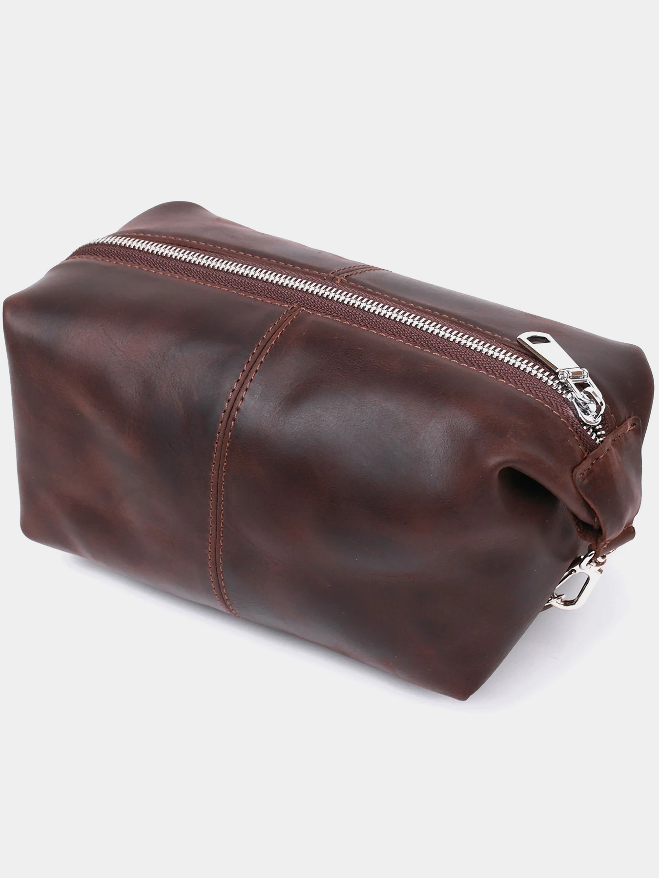 Шкіряний вінтажний органайзер Shvigel Коричневий Shvigel модель bag24_16398 Шкіряний вінтажний органайзер Shvigel Коричневий Shvigel модель bag24_16398 Фото