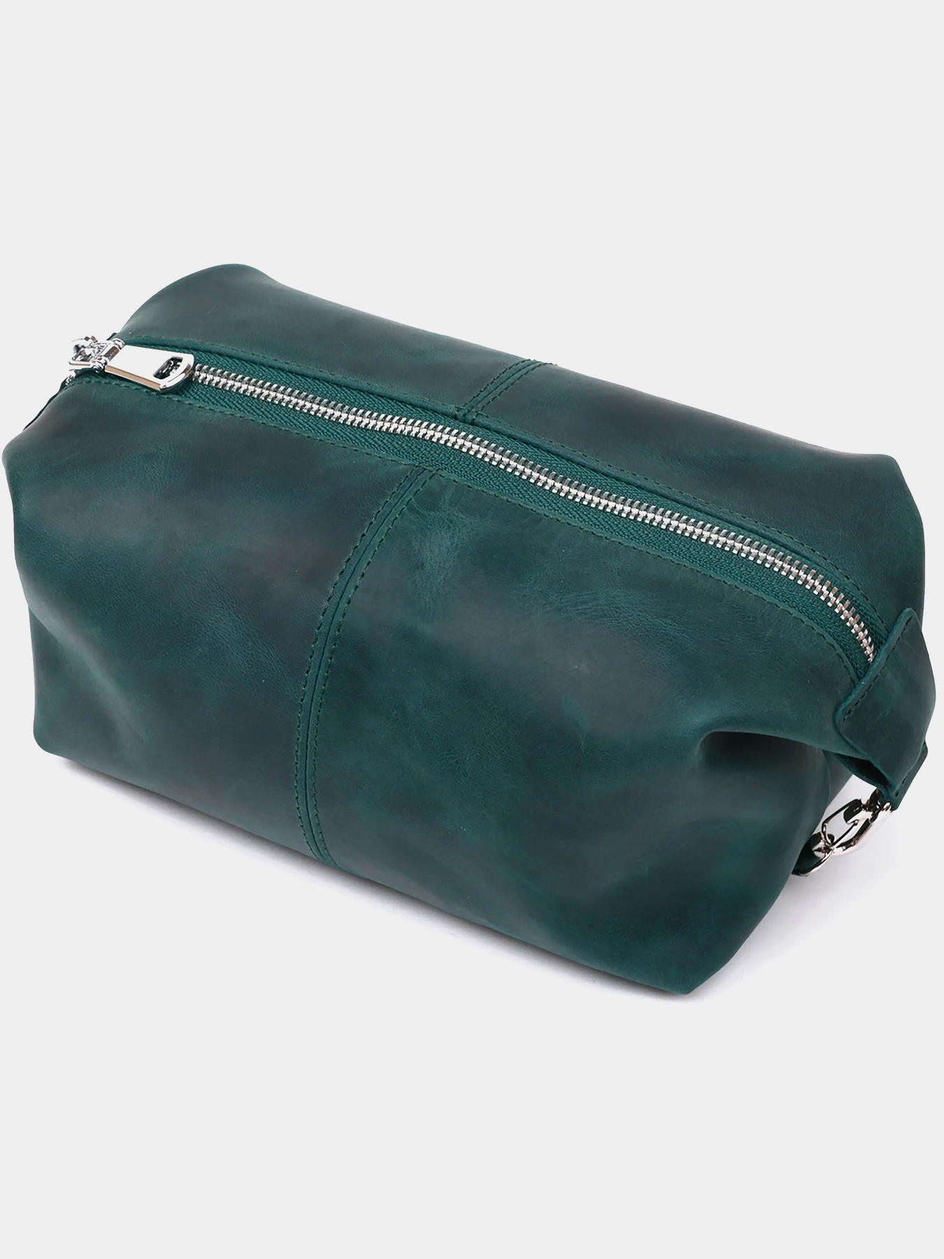 Шкіряний матовий органайзер Shvigel Зелений Shvigel модель bag24_16399 Шкіряний матовий органайзер Shvigel Зелений Shvigel модель bag24_16399 Фото