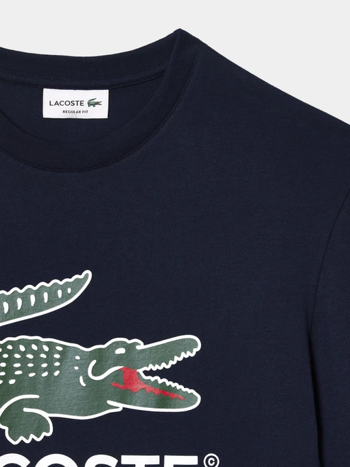 Бавовняна Чоловіча Футболка Lacoste фото 2