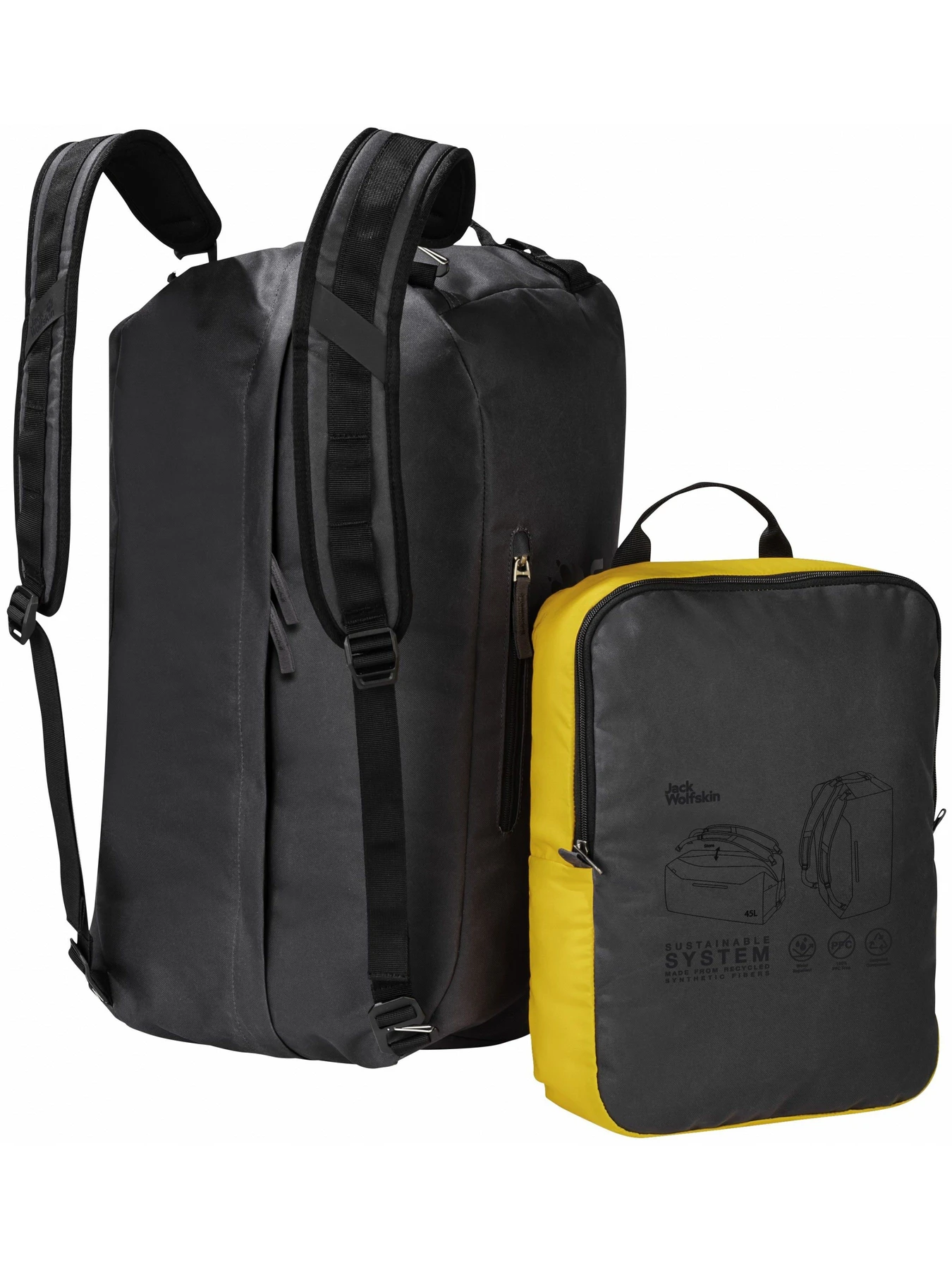 Дорожные сумки и чемоданы Jack Wolfskin Traveltopia duffle модель 2010801_6350 Дорожные сумки и чемоданы Jack Wolfskin Traveltopia duffle модель 2010801_6350 Фото