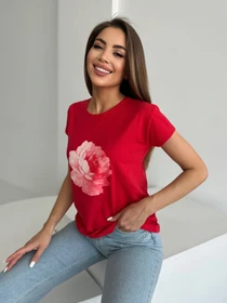 Футболки и поло ISSA Plus модель WN20-629_красный Фото