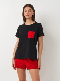 Одяг для дому та сну Роза модель 240224_black Фото