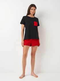 Одяг для дому та сну Роза модель 240224_black Фото