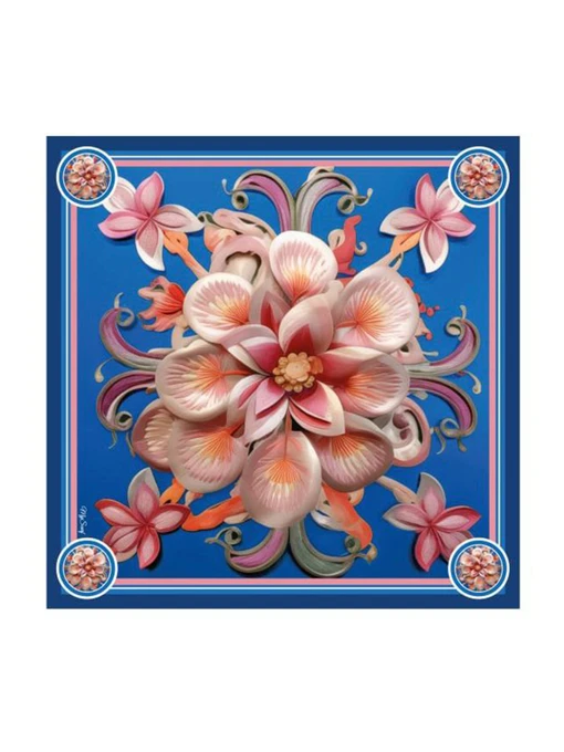 MyScarf Хустка колір блакитний фото 3
