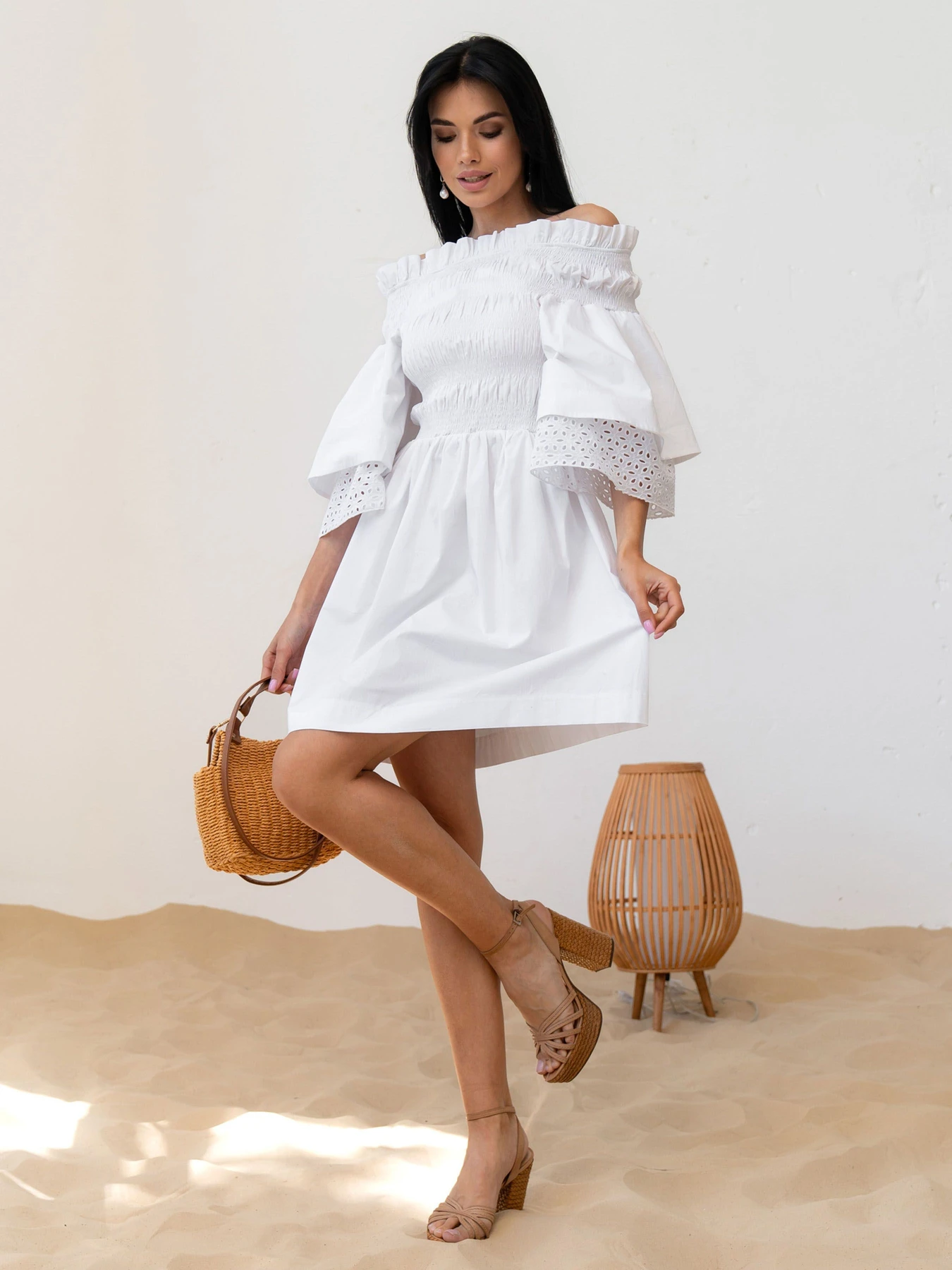 Платья Jadone Fashion модель Barbie_white Фото