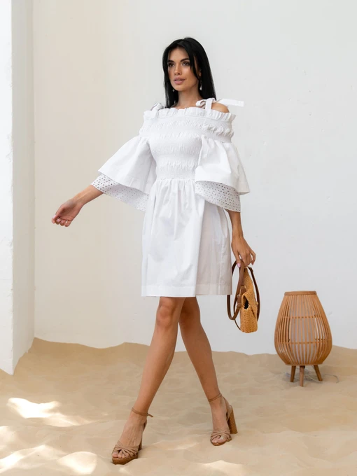 Платья Jadone Fashion модель Barbie_white Фото