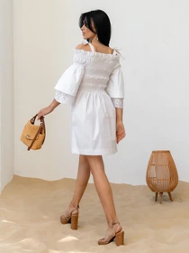 Платья Jadone Fashion модель Barbie_white Фото