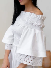 Платья Jadone Fashion модель Barbie_white Фото