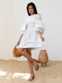 Платья Jadone Fashion модель Barbie_white Фото