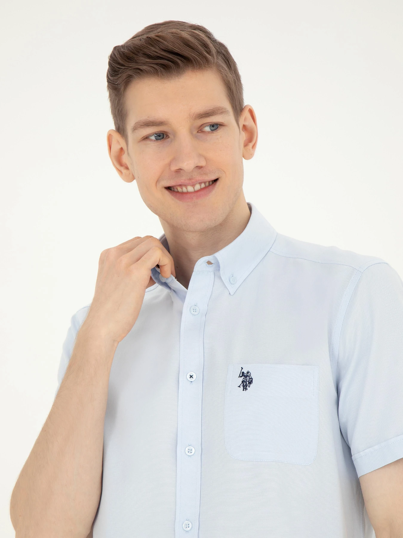 Рубашки US Polo модель G081GL004.000.1829651.VR003 Фото