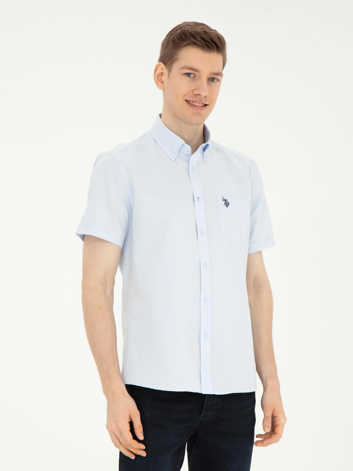 Рубашки US Polo модель G081GL004.000.1829651.VR003 Фото