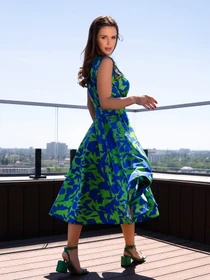 Платья ISSA Plus модель 14719_салатовый Фото