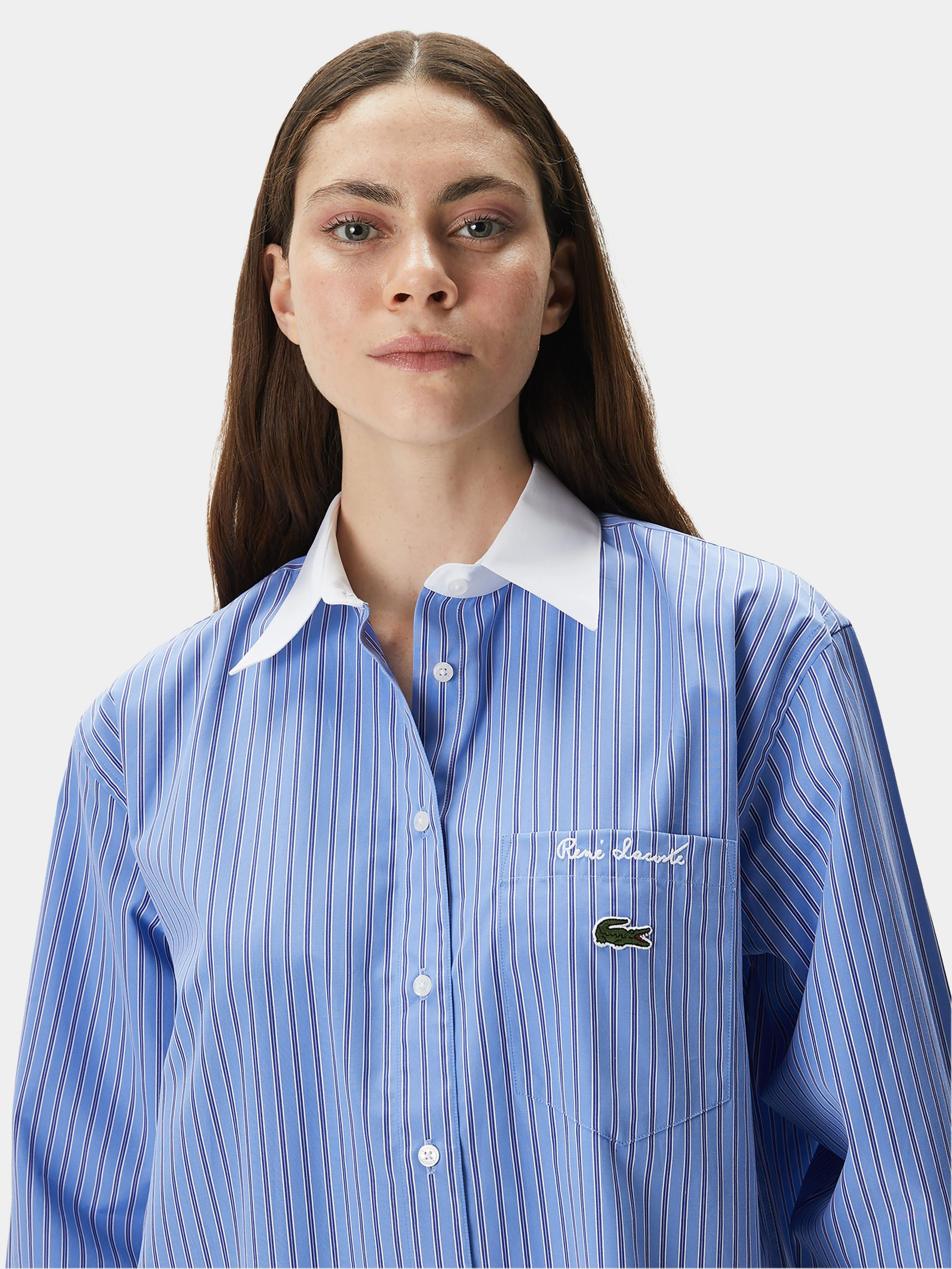Бавовняна Жіноча Сорочка повсякденна Lacoste фото 2